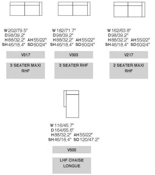 Кожаный диван с шезлонгом Santreyd sun-id-1483441 - Вид №4