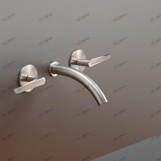 Настенный двойной ручки смеситель с носиком L. 125 мм  FLG09 CEADESIGN 