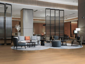 Пол SPC под дерево