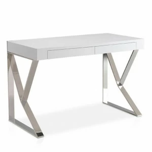 Письменный стол белый на металлических ножках Confort от Angel Cerda ANGEL CERDA  345209 Белый