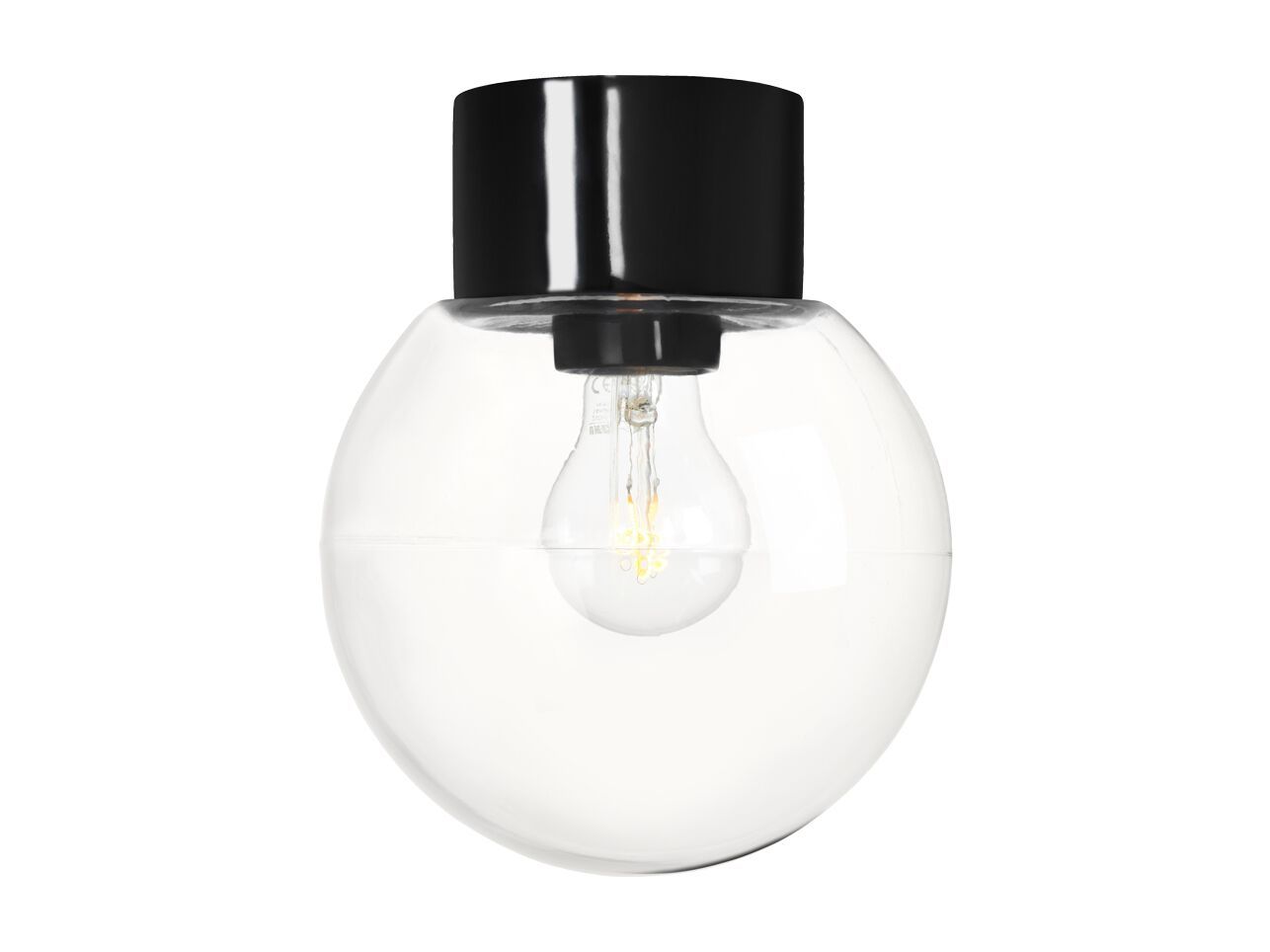 Настенный светильник / потолочный светильник из стекла и фарфора Ifö Electric Classic Globe ARCH-00080719 - Вид №3