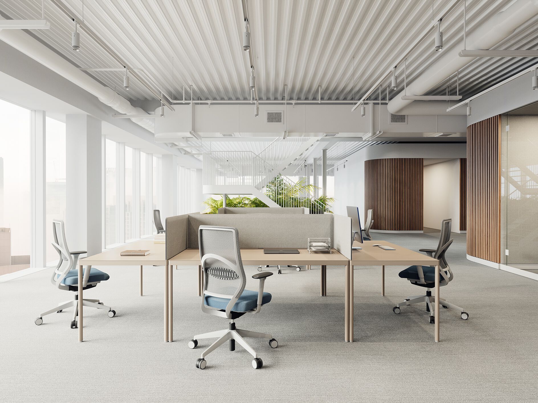 5-спицевое вращающееся офисное кресло с подлокотниками LD Seating Arcus ARCH-00130671 - Вид №3