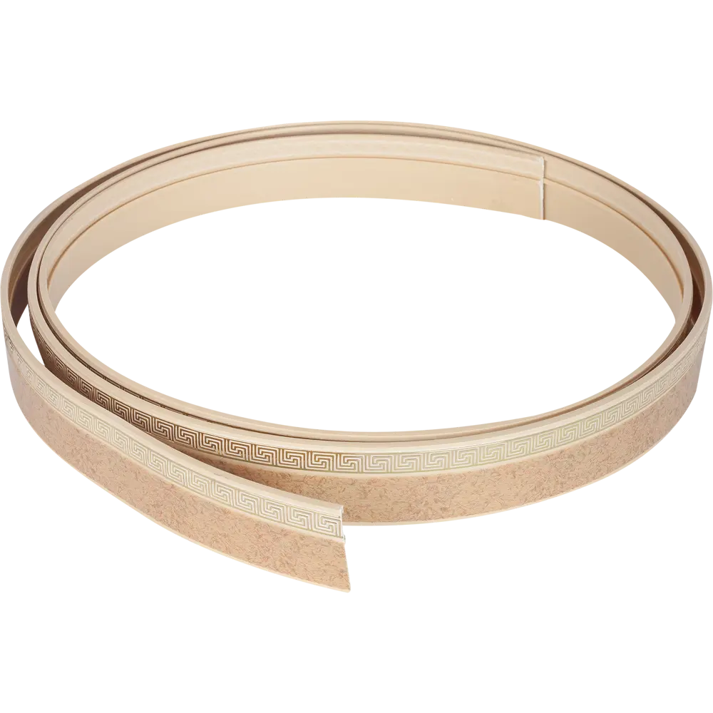 Бленда 1 м/п Грация 5см пластик цвет песочный DOMLEGRAND STLM-2079894 - Вид №1