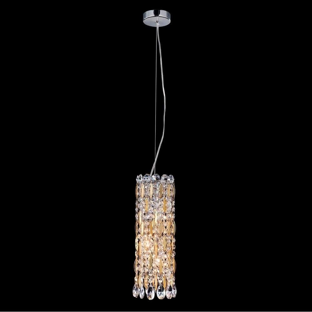 Подвесной светильник Crystal Lux Lirica SP3 Chrome CRYSTAL LUX LIRICA 139670 Золотой  - Вид №3