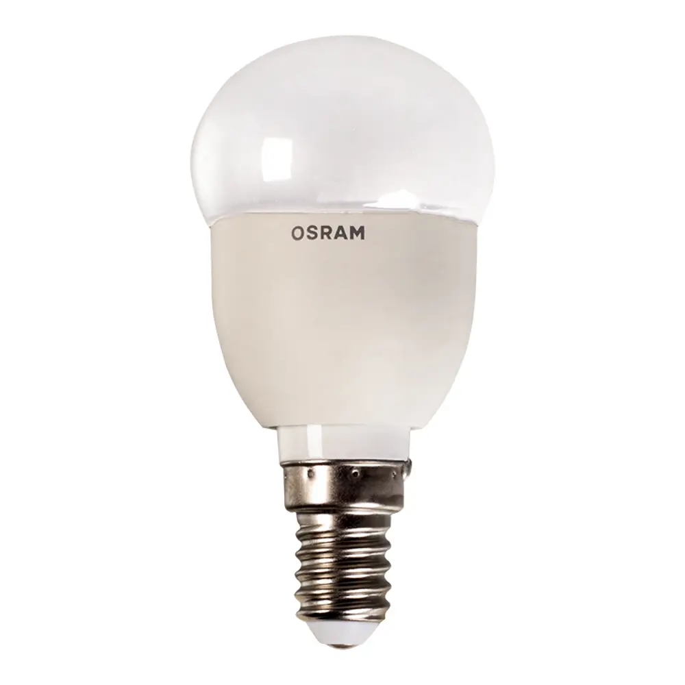Лампа светодиодная Osram шар E14 6 Вт 470 Лм свет тёплый белый STLM-2114434