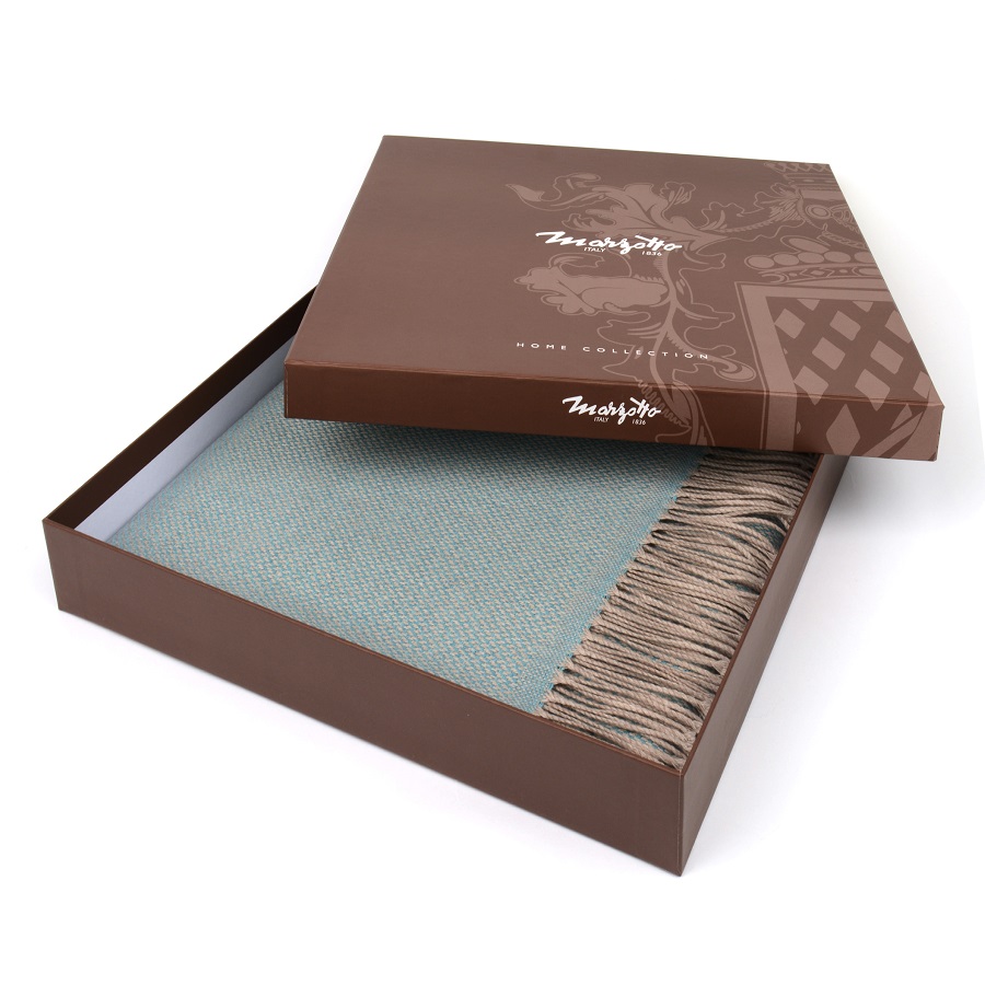 Плед Сigno Blend, 130х180 см, зеленый MARZOTTO CIGNOBLEND0004 - Вид №2