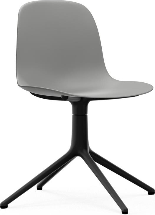 606011 Стул Swivel 4L Black Alu Grey Normann Copenhagen Form