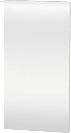 XL749004343 X-Large Зеркало с подсветкой Базальт матовый, декор Duravit - Вид №2