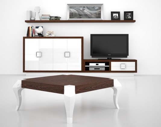 001607 Журнальный столик 80 x 80 см La Ebanisteria Agora