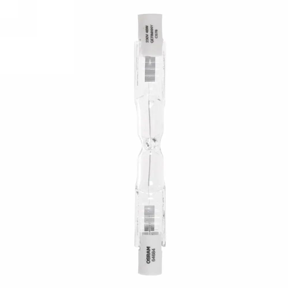 Лампа галогенная Osram R7s 48 Вт свет тёплый белый 14226094 STLM-2081722 