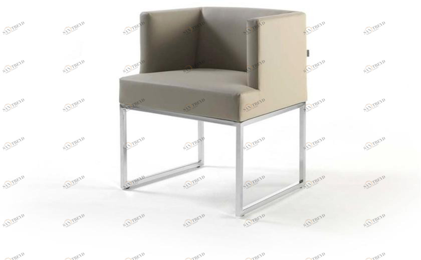 Frigerio Salotti Кожаное кресло-санки с подлокотниками Asia sun-id-1358005