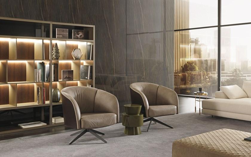 MisuraEmme Поворотное кожаное кресло sun-id-1437261 - Вид №2