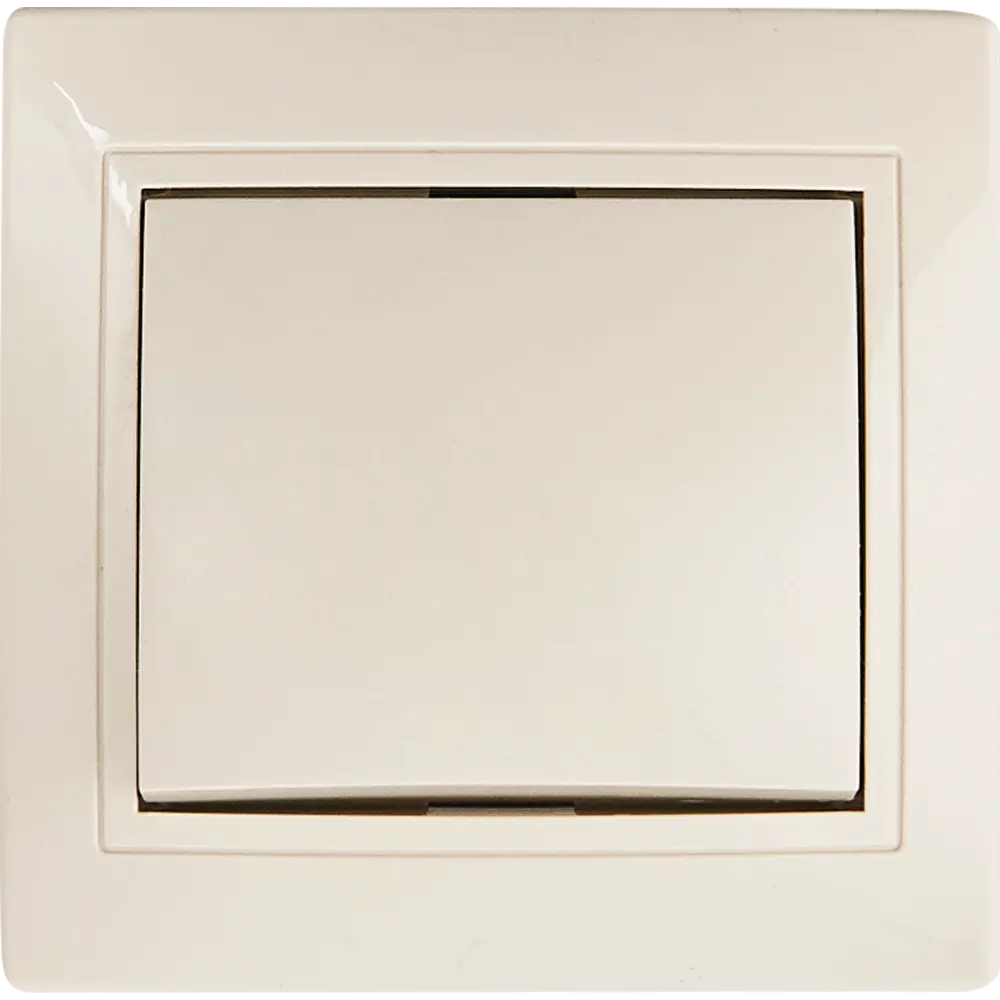 Выключатель TDM ELECTRIC Таймыр одноклавишный бежевый для скрытого монтажа 85591341 STLM-0064426 - Вид №1