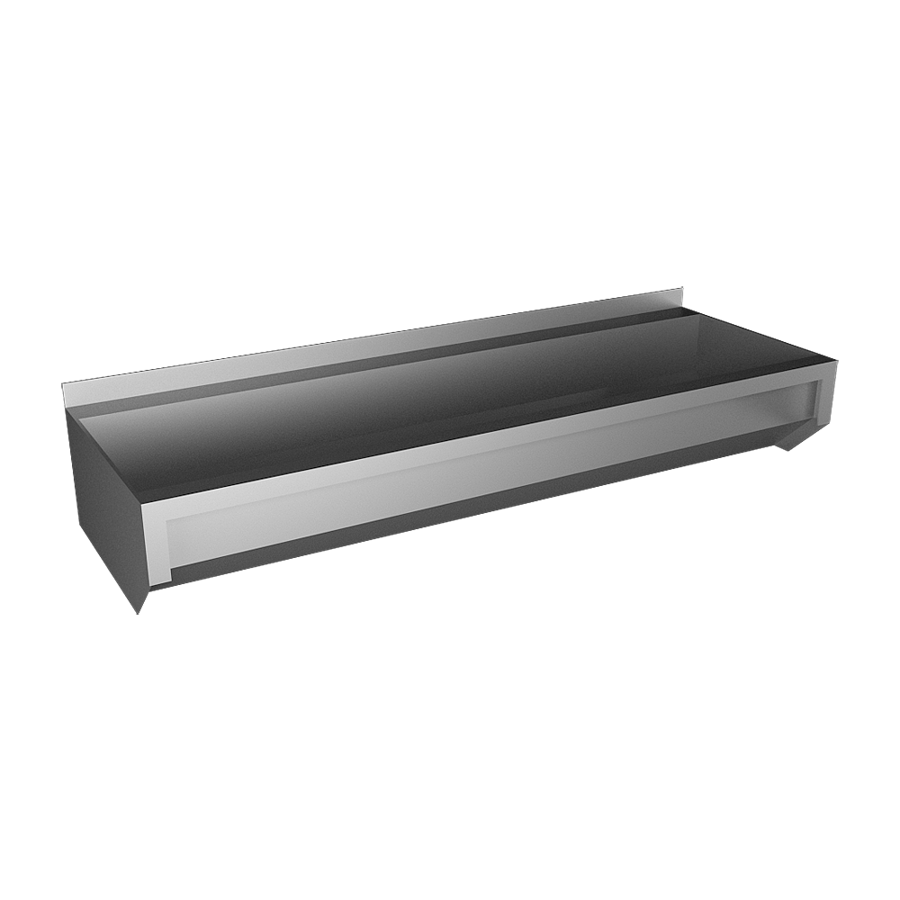 93100 Нержавеющий подвесной желоб без облицовки, AISI 304, 1250 мм SANELA 