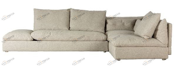 Диван Provo угловой светло-серый UNICO ДИЗАЙНЕРСКИЕ 249038 Серый 