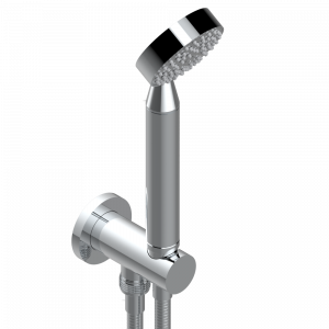 G69-54 Душ ручной стильный встраиваемый в стену, шланг и патрубок для душа с крючком Thg-paris Spirit Хром