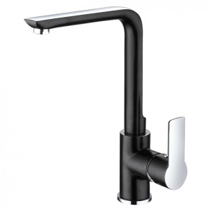 35-03P OLIMP black  Смеситель для кухни  ARGO kran