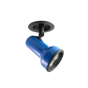 Спот поворотный встраиваемый E51, 1 лампа, 2 м², цвет синий
