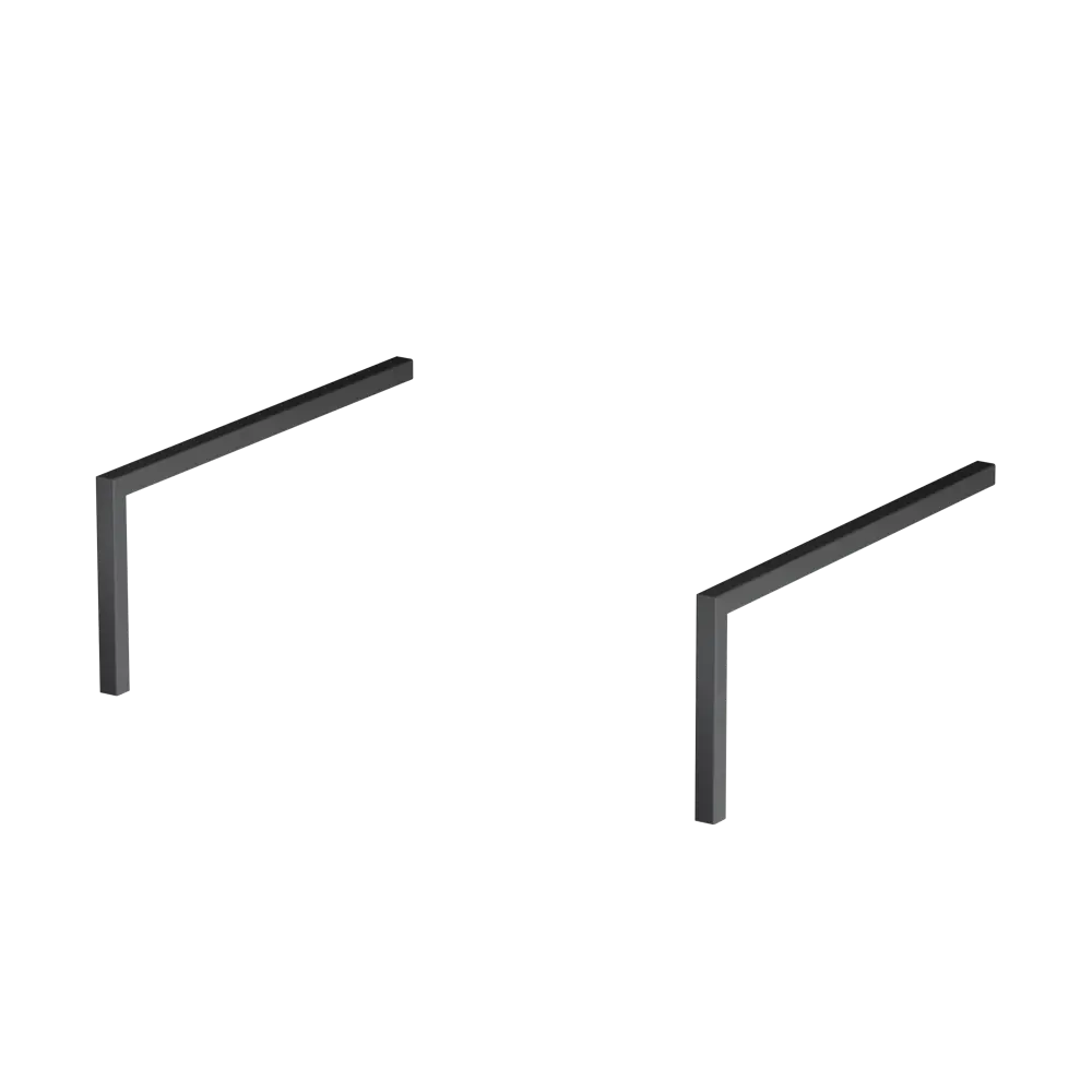 Комплект ножек для шкафа AM.PM Force M9FLEGSC0150BM 18x35x3.5 см цвет черная STLM-2206606
