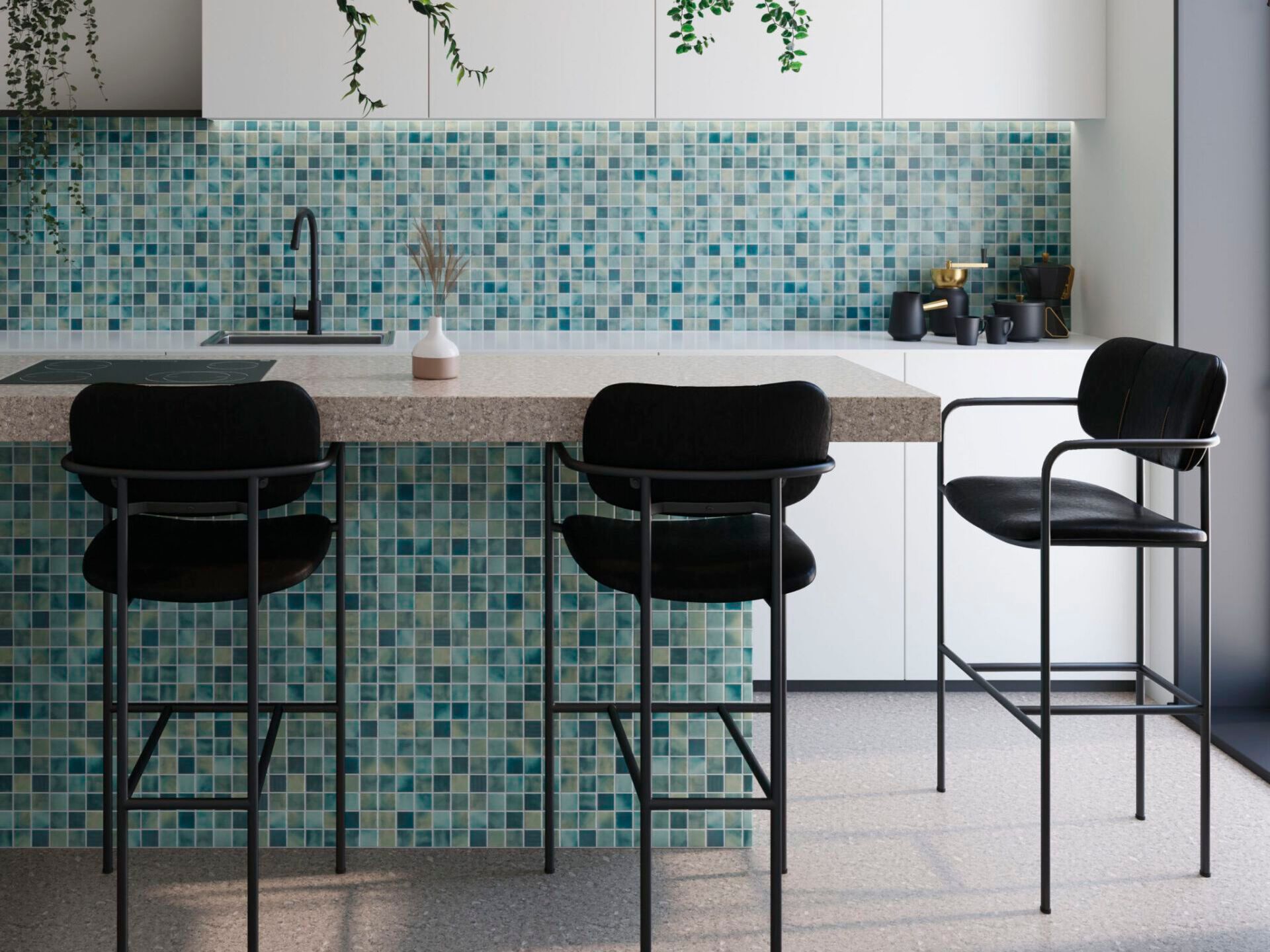 Стеклянная нескользящая мозаика Onix Penta Cotto ARCH-00075854 - Вид №1