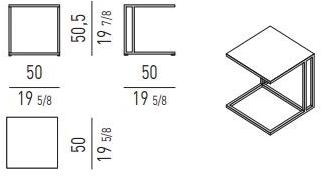 Minotti Журнальный столик для улицы sun-id-1394161 - Вид №2