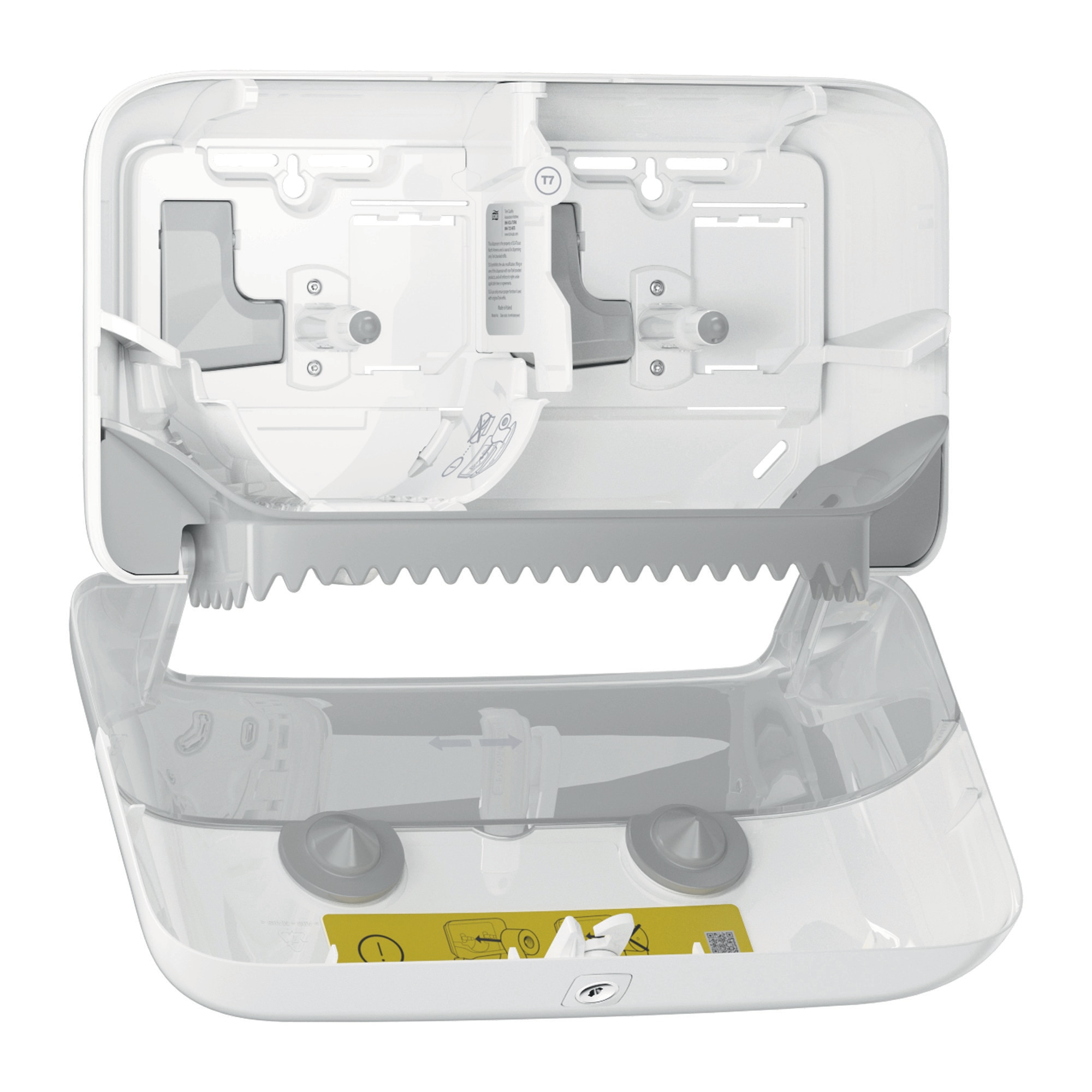 55804038 Диспенсер для туалетной бумаги среднего размера без втулки Tork  - Вид №3