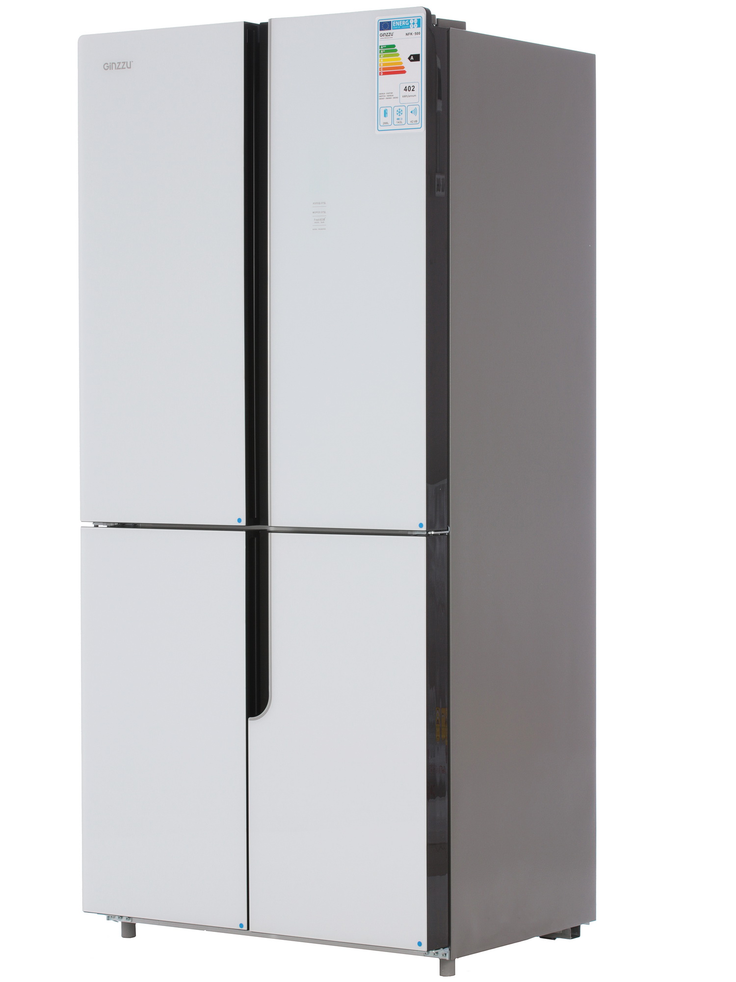 1129215 Холодильник многодверный   GiNZZU NFK-500 белый STDN-0108559 - Вид №3