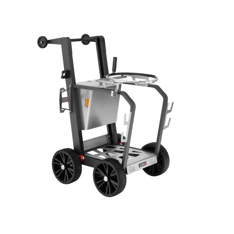 01455/2 FLORA Универсальная тележка дворника FLORA Accurato City для уборки и транспортировки отходов на улицах, в городских парках, городских придомовых территориях. Мобильный держатель для мусорного мешка на 120 л  - Вид №2