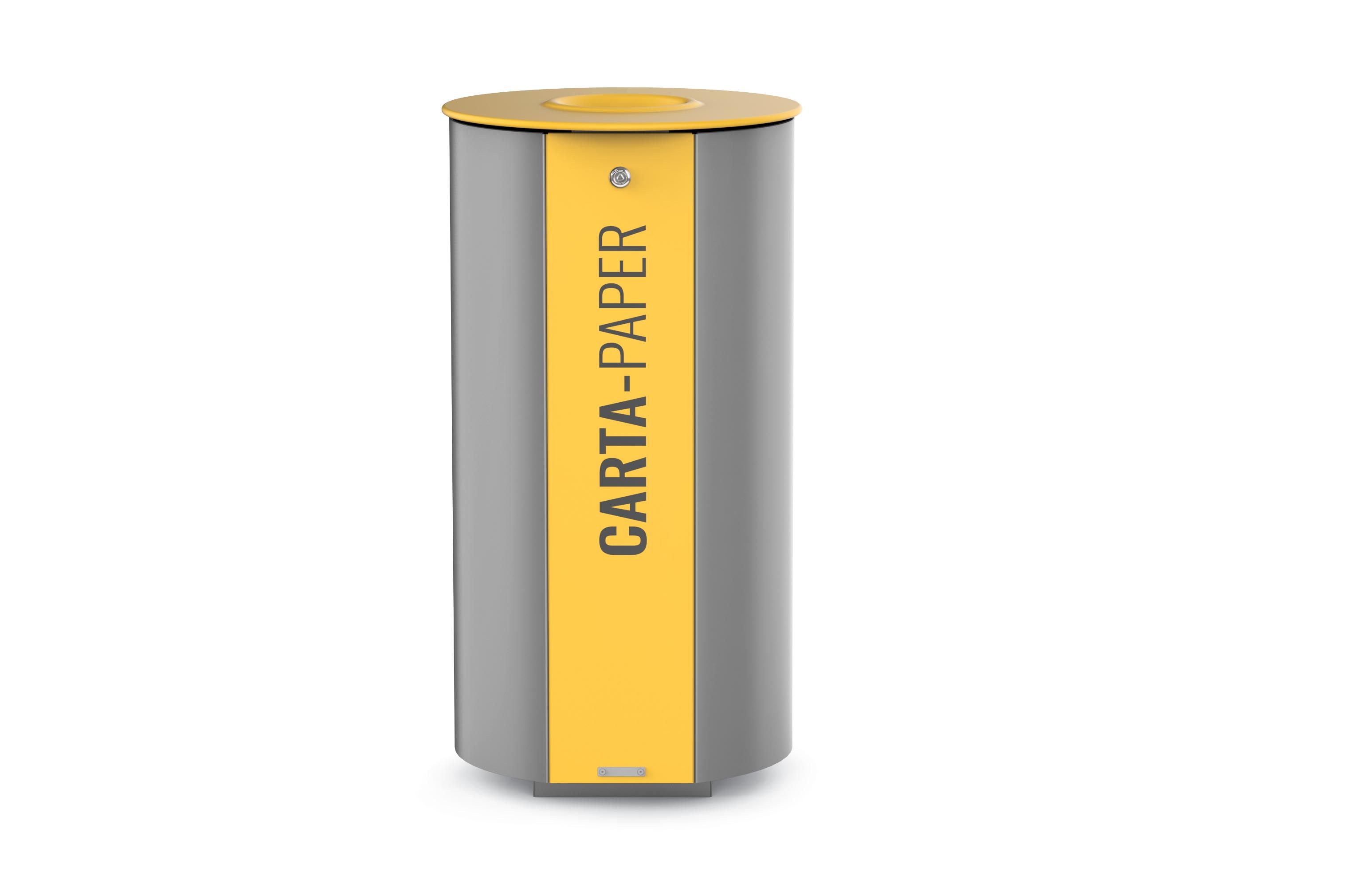 Стальная стойка для мусора с порошковым покрытием для утилизации отходов City Design MAINE ARCH-00060526 - Вид №1