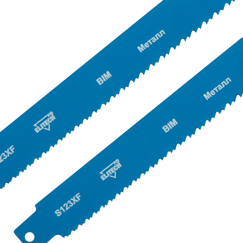 Биметаллические пилки Elitech для сабельной пилы по металлу, 2 шт 84462134 STLM-0050329 - Вид №1