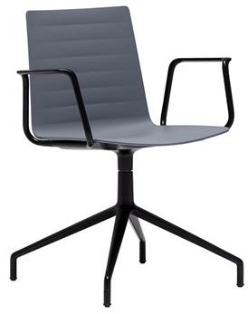 Andreu World 5-спицевый стул с подлокотниками на колесиках Flex high back So1644 - Вид №8