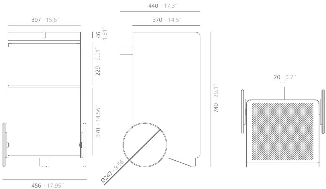 Systemtronic Стальная тележка для еды sun-id-1509079 - Вид №3