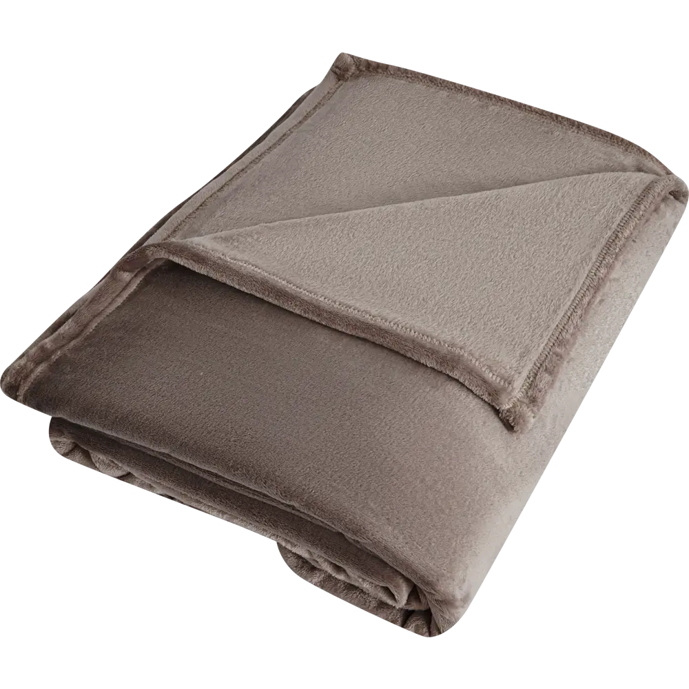 Плед Inspire Flamingo 200x220 см микрофибра цвет серо-коричневый 89162743 STLM-2073535