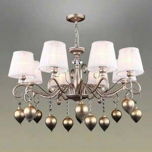 Подвесная люстра Omnilux Stigliano OML-64003-08 OMNILUX ДИЗАЙНЕРСКИЕ, STIGLIANO 220466 Белый