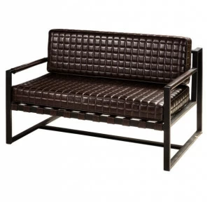 Диван прямой коричневый Crock РЕСТОРАЦИЯ  096872 Коричневый