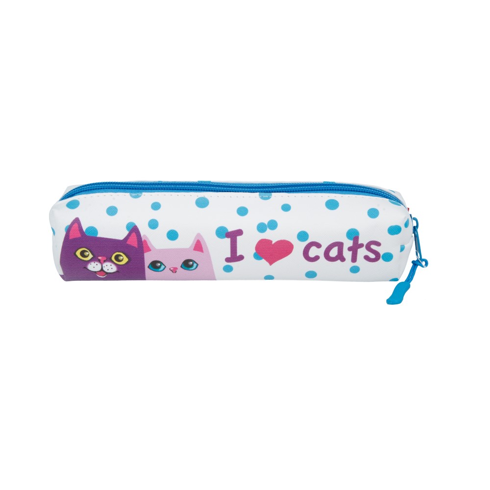 14-009/03 Пенал-тубус на молнии 20 x 4 x 4 см "Котомания" Bruno Visconti 