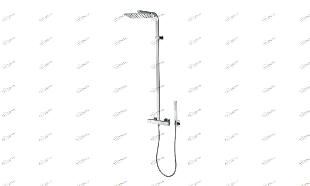 L40010 Душевая колонна COSMO 230 x 230 mm - Termostatico BOSSINI 