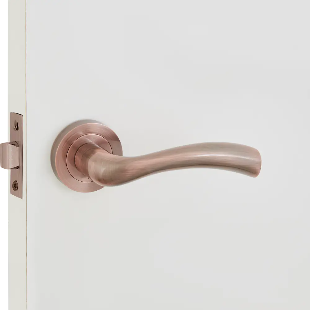 Дверные ручки 155 D, комплект, цвет медь 85221046 STLM-2132600 Santreyd  - Вид №4