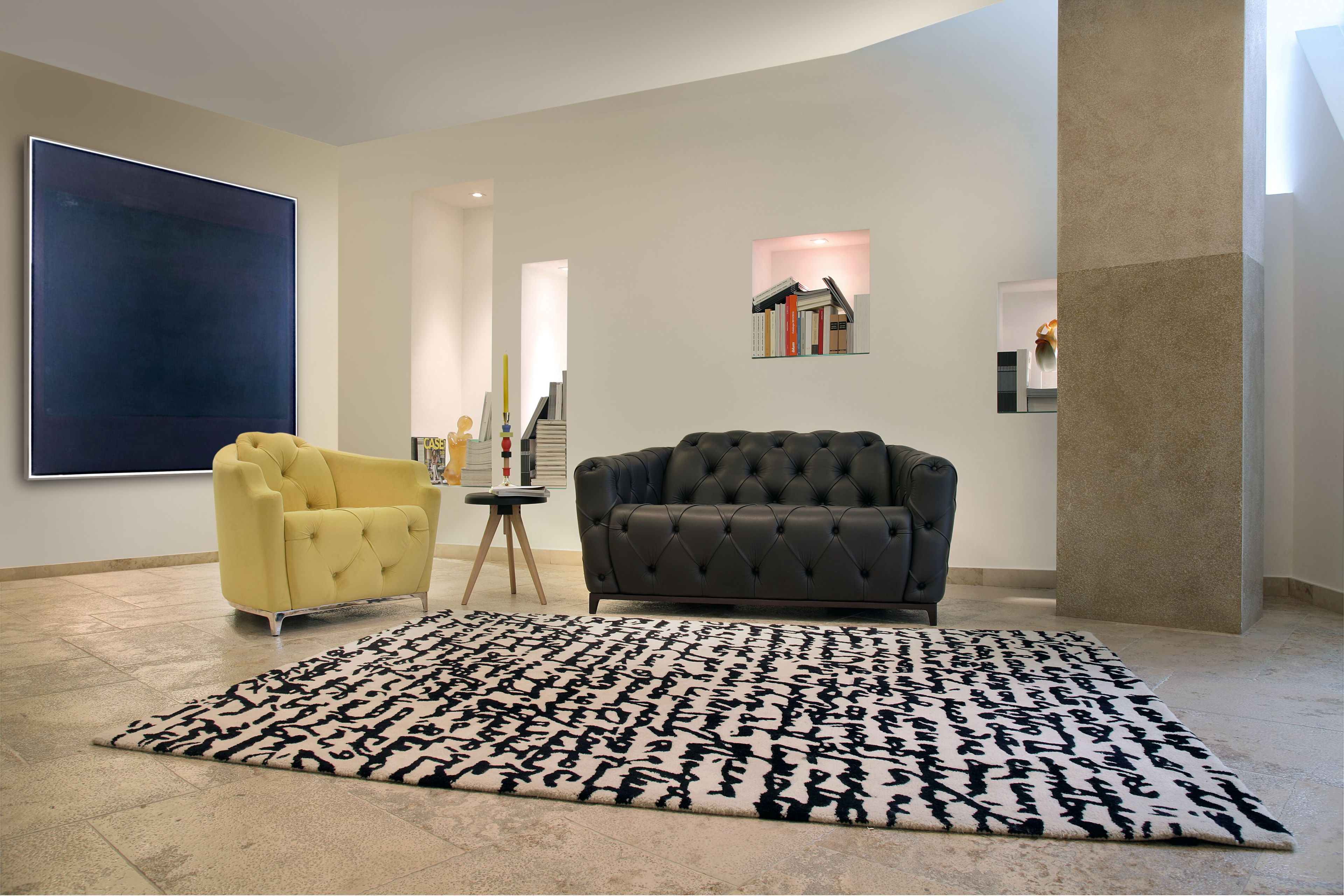 Кожаное кресло с подлокотниками Calia Italia премиум ARCH-00126256 - Вид №2