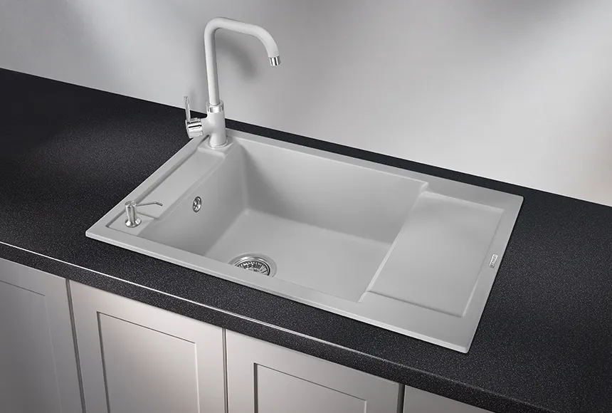 7806, СЛАНЕЦ, кухонная мойка, кварц GRANULA 7806-ST18