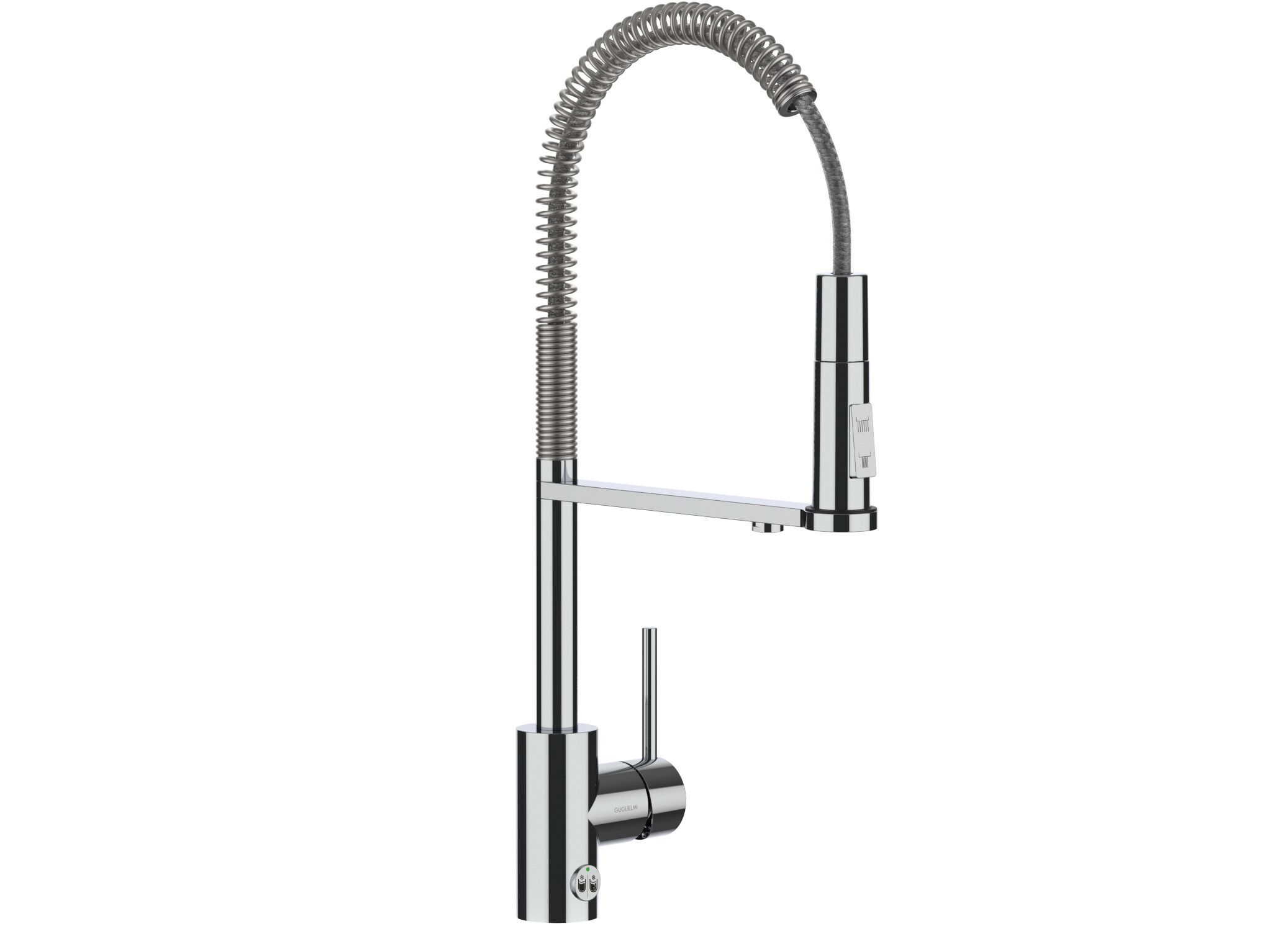 Однорычажный смеситель для кухни с выдвижным ручным душем GUGLIELMI RUBINETTERIE Pura ARCH-00107183