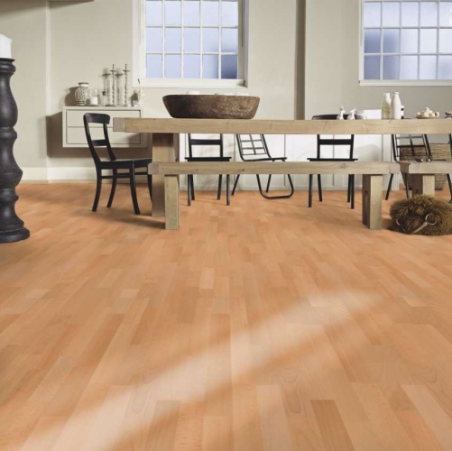 Паркетная доска Meister PС 200 Classic Дымчатый Гармония 928 Бук Натур (Гладкая) 2400х200 мм 2300200101 - Вид №5