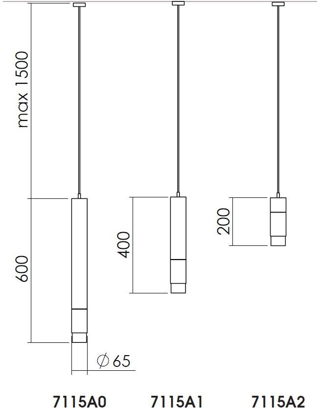 NEXO LUCE Светодиодный подвесной светильник из стали Oxen pendant lamp 7115a0 / -a1 / -a2 - Вид №9