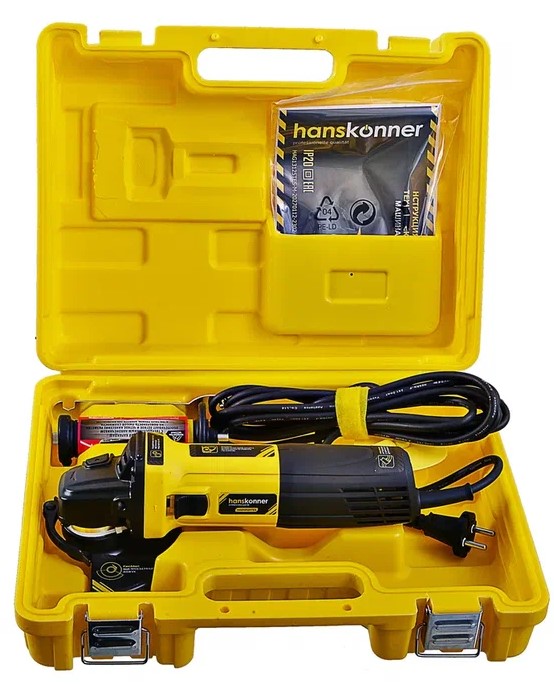 Углошлифовальная машина (УШМ) Hanskonner HAG13125TES 9070776 STDN-0000856 - Вид №16