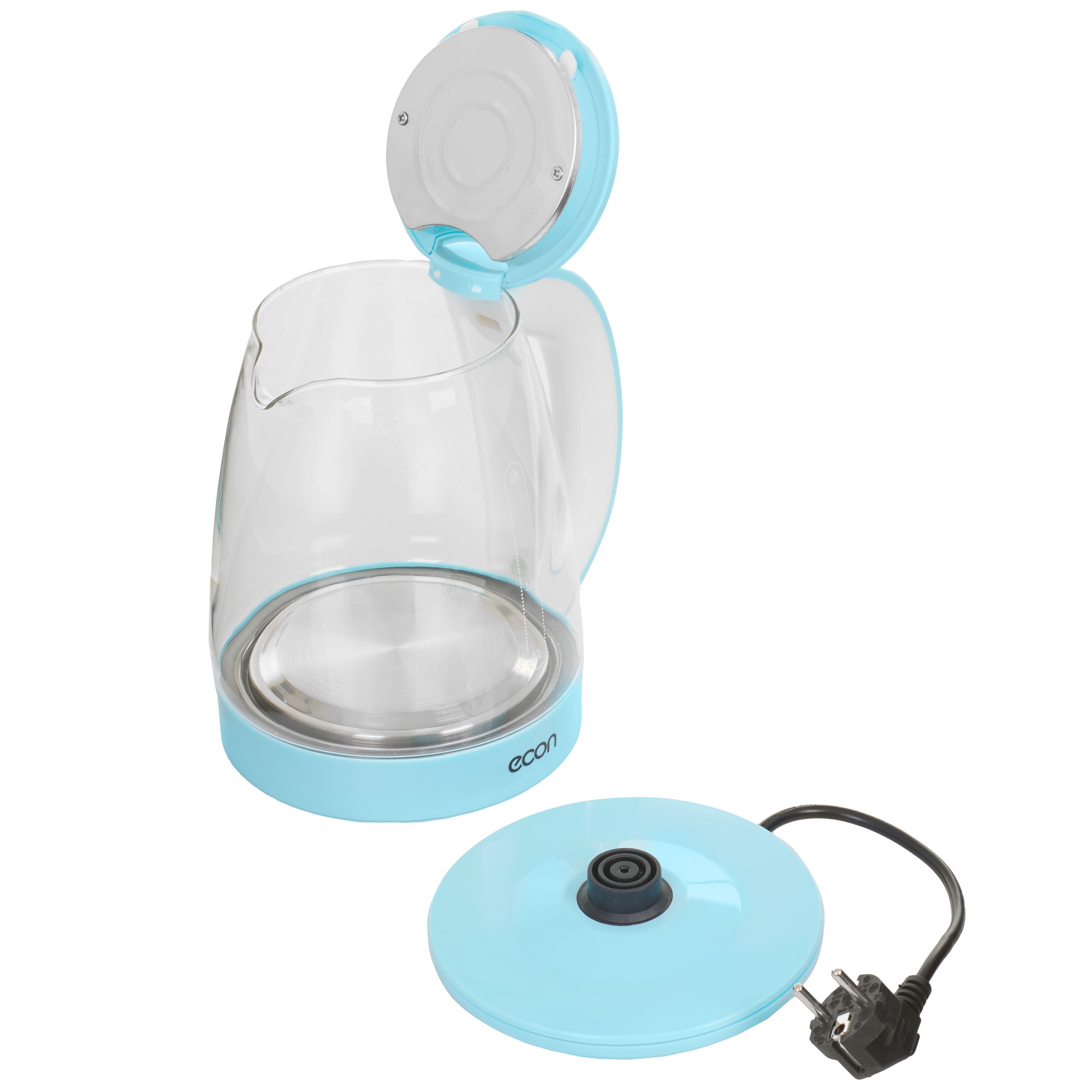 8159675 Электрочайник ECON ECO-1846KE голубой STDN-0027914 - Вид №4