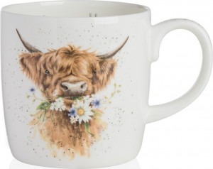 10655481 Royal Worcester Кружка Royal Worcester "Забавная фауна.Спасибо от бычка" 400мл Фарфор костяной