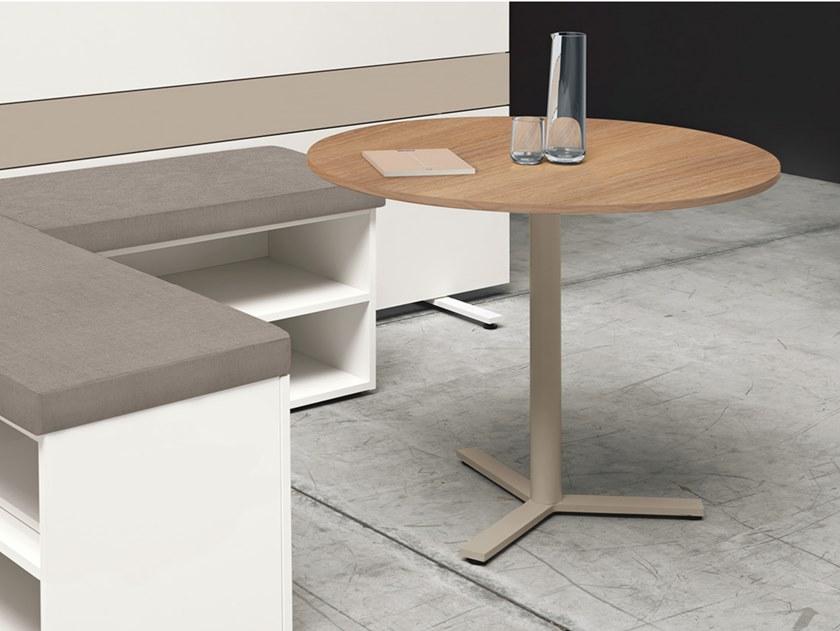 Manerba Круглый деревянный стол K-word U2000f804b - Вид №1