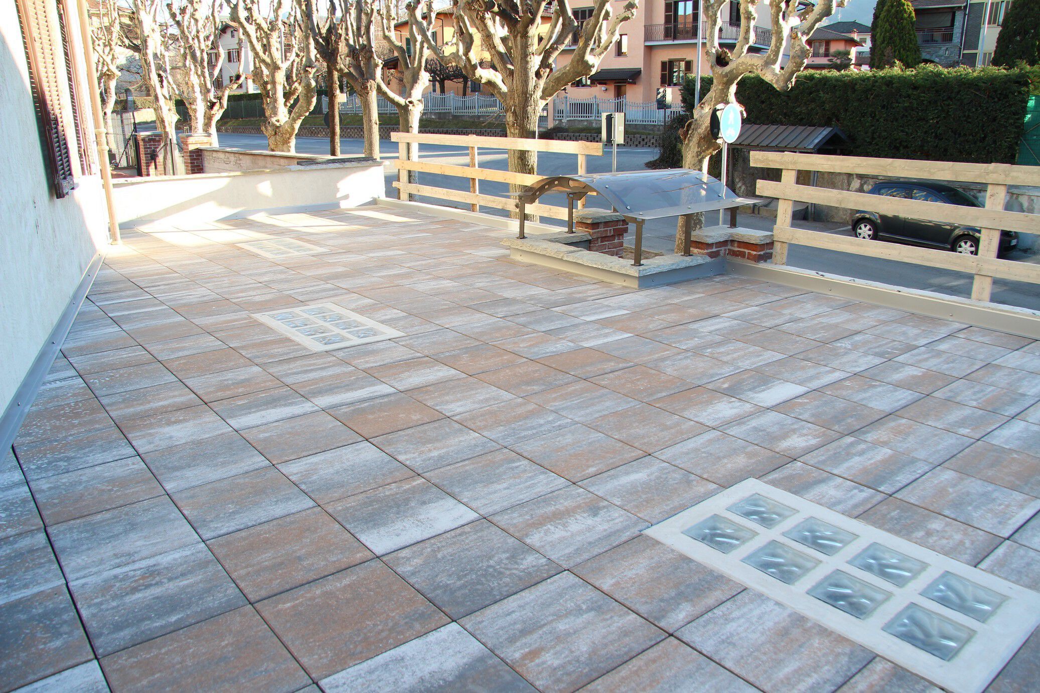 Бетонный открытый пол PAVESMAC PIASTRA 40X40 ARCH-00093579 - Вид №6