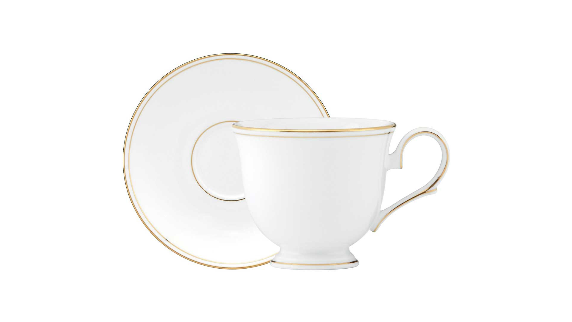 10667295 Lenox Сервиз чайный Lenox "Федеральный, золотой кант" на 6 персон 14 предметов Фарфор костяной  - Вид №3