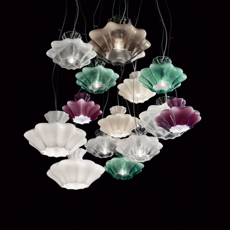 Подвесной светильник 0141 K BL от Sylcom SYLCOM ДИЗАЙНЕРСКИЕ 243517 Белый  - Вид №1